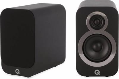 Q Acoustics 3010i - Compacte Boekenplank Luidsprekers - Zwart (per paar)