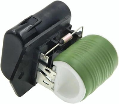 Radiatorventilator Weerstand - Ventilatormotor Weerstand - Motortemperatuur Regelen - Stabiele Prestaties - 200 g - Wit Zwart