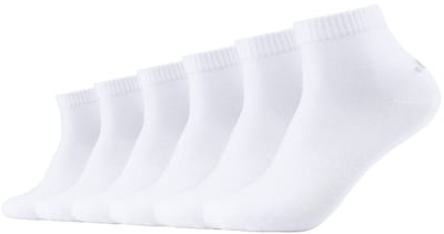 s.Oliver, Korte sokken Basic 6-pack in klassiek design, Basic damessokken, damessokken, korte sokken, herenkorte sokken, herensokken, unisex katoenen sokken, multipack, sokken, comfortabel