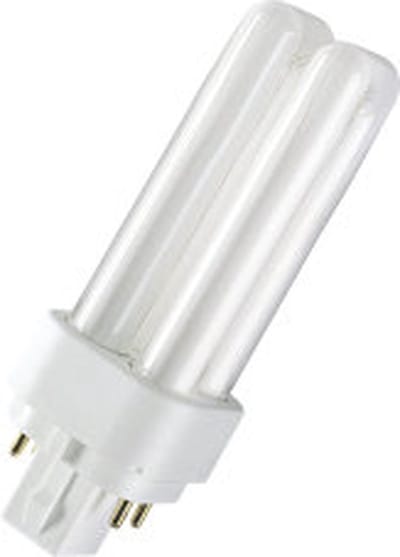 Osram Dulux D/E Compact Fluor G24Q-2 PL-C 18W 6500K 865 1130lm - 4-Pins G24Q-2 - Koel Wit Licht