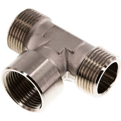 Koppeling R1'' Buitendraad x G1'' Binnendraad Messing vernikkeld 16 bar (224.8psi)