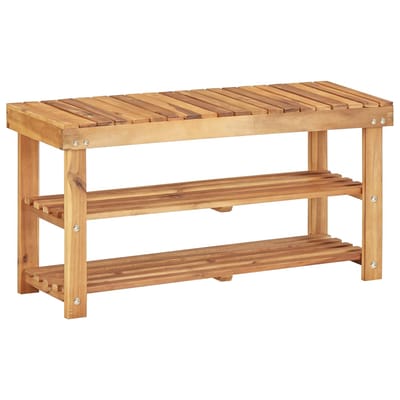 vidaXL - Schoenenrek - 90x32x46 - cm - massief - acaciahout
