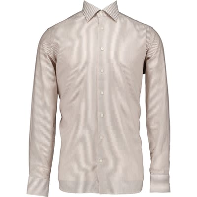 Eton  Lange Mouw Overhemden Beige 100014572