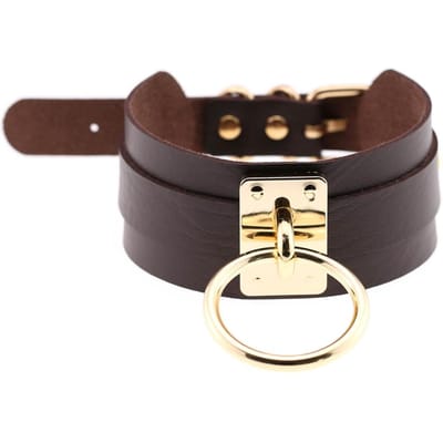 Sexy Lederen Choker Ketting Dames Harajuku Kawaii Gouden Kleur Metaal Mode Turkse Sieraden Punk Gotische Ketting Voor Meisjes black