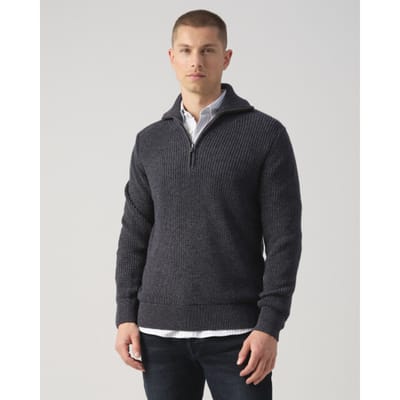J.C. RAGS Schipperstrui Heren Donkerblauw