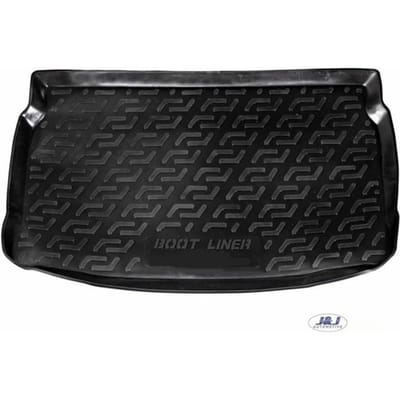 J&J AUTOMOTIVE | Tapis De Coffre Caoutchouc Premium Pour Peugeot 307 5P. Berlina 2001-2008 noir