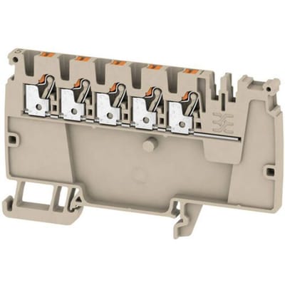Weidmüller 2503880000 Verdeler-serieklem 5.1 mm Spanveer Grijs 50 stuk(s)