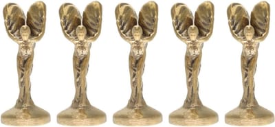 Gouden Trofee Bekers - Prijzen Onderscheidingen - Wedstrijden Feestjes - Gegraveerd Ontwerp - 4.7cm Hoog - Goud
