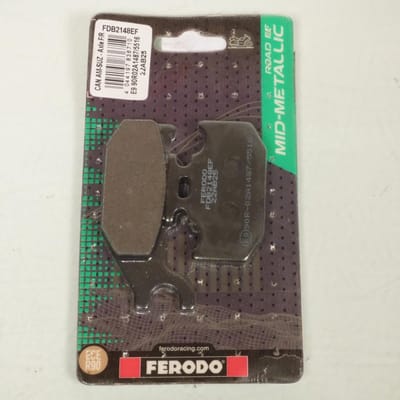 ferodo remblokje voor suzuki 125 uh burgman scooter 2007 tot 2020 ar / fdb2148ef nieuw
