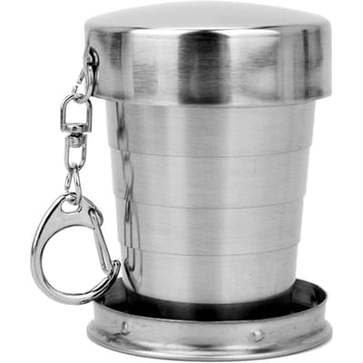 75ml/150ml/250ml Draagbare Roestvrijstalen Koffiemok Opvouwbare Beker Buiten Wandelen Kamperen Reizen Opvouwbare Telescopische Beker