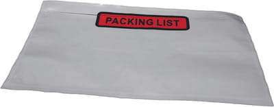 1000 stuks - Paklijstenveloppen DL - 228 x 120mm – packinglist - transparant