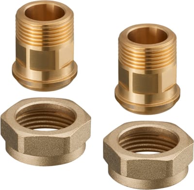 OVENTROP Aansluit-set voor Regusol DN 25 ÜM G 1 en tülle G 3/4 AG, 1369085