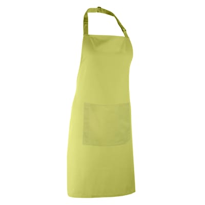 Premier Dames/Dames Kleuren Bipschort Met Zak / Werkkleding (Pakket van 2) (Kalk)