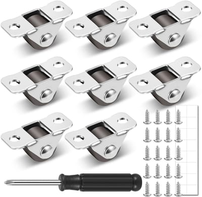 8 Stuks Mini Meubelwielen - Rubber, Stil en Eenvoudig te Installeren voor Kleine Meubels
