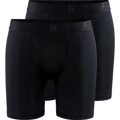 CRAFT ACTIVE BOXER 6-INCH 2-PACK Heren Sportonderbroek - Zwart