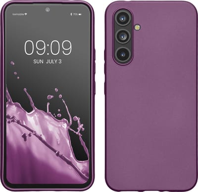 kwmobile telefoonhoesje geschikt voor Samsung Galaxy A54 5G - Hoesje voor smartphone - Back cover in metallic lila