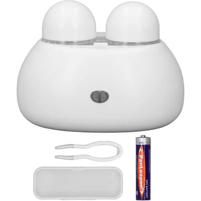 Machine Nettoyante pour Lentilles de Contact Automatique Portable Ultrasonique Outil de Nettoyage pour Lentilles de Contact pour la Maison blanc