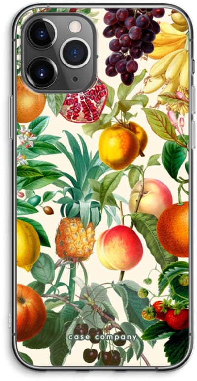 Case Company® - Hoesje geschikt voor iPhone 11 Pro Max hoesje - Classic Flora - Soft Cover Telefoonhoesje - Bescherming aan alle Kanten en Schermrand