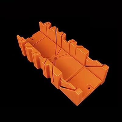 Zaag Miter Box - Houtbewerking Gereedschap - Precisie Zaagsneden - Vier Hoek Instellingen - 350mm Opties - Oranje