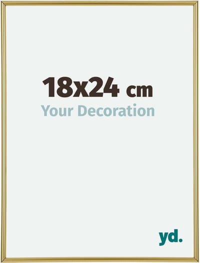 Your Decoration - Fotolijst 18x24 cm - Kunststof - Goud - Annecy
