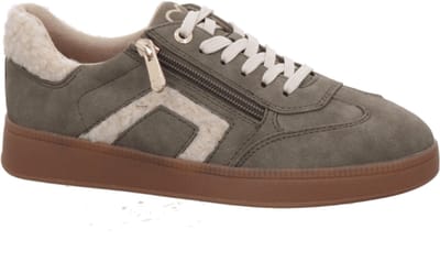 Marco Tozzi Dames Sneaker | Kaki | Maat: 41