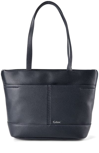 Gabor schoudertas Lenea Zip Shopper Dark Blue donkerblauw
