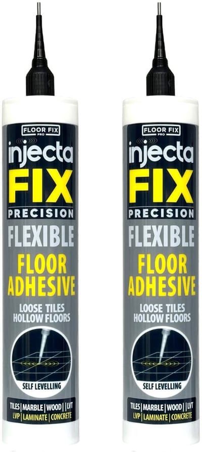 Floor Fix Pro Injectafix Injectielijm 300 ml 2 Stuks - Voor Holle Tegels