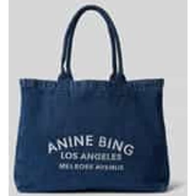 Tote bag in denim-look