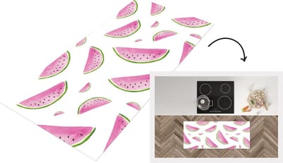 Keukenloper - Loper keuken - Watermeloenen - Pastel - Design - 120x50 cm - Keukenloper vinyl