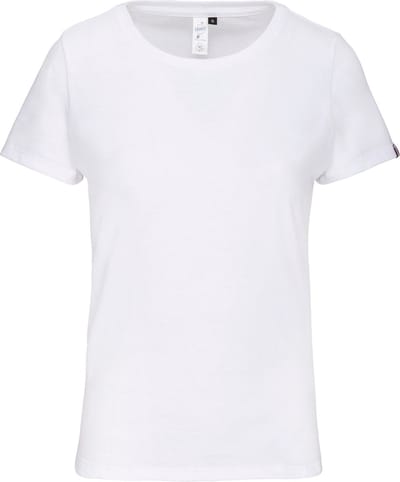 Kariban Women's organic t-shirt Origine France Garantie K3041 - White - XS