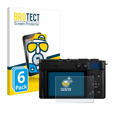 BROTECT - Screenprotector voor Panasonic Lumix DC-S9 - Folie Beschermfolie matte 6 Stuks