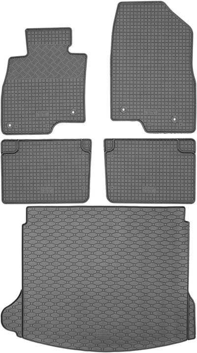 Max-Dywanik RIGUM - Auto Mat Set - Mazda 3 III Hatchback - 2013-2019 - Zwart