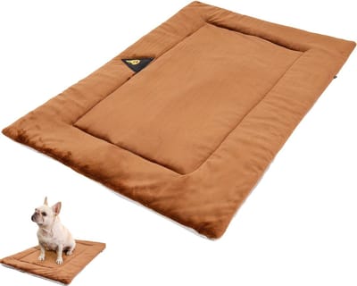 Livano Warmtemat - Verwarmingsmat - Kat - Hond - Kattenmand - Hondenmand - Verwarmd - Bruin S