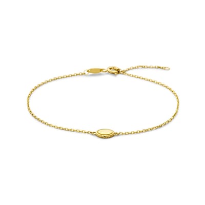 Lev Sieraden - 14k Geelgouden armband van 16.5 cm - 14 Karaat goud