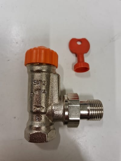 IMI Hydronic HEIMEIER thermostatisch ventiel A-exact hoek DN15 1/2'' 3911-02.000