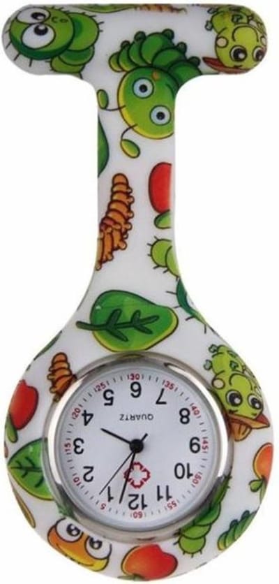 Fako® - Verpleegstershorloge - Zusterhorloge - Verpleegster Horloge - Siliconen Print - Rups