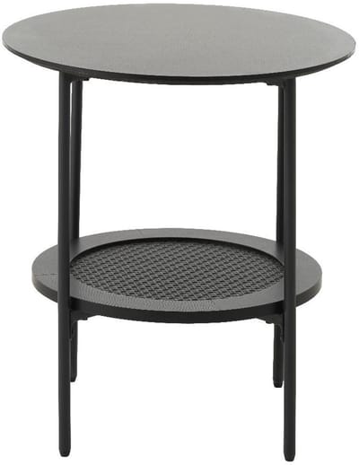 Nordic Home - Meya bijzettafel Ø50 cm - zwart