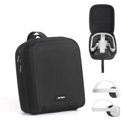 Draagtas voor VR-headset en Accessoires - Zwart
