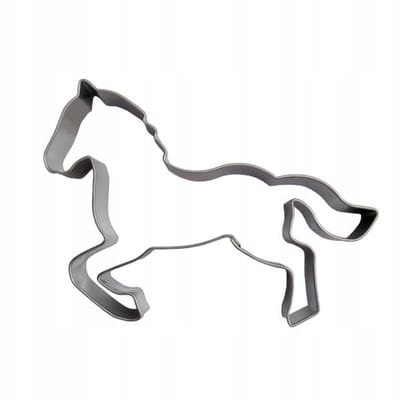 Koekjesvorm - Galopperend Paard 8,7 cm - Metaal