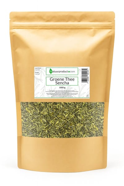 Natuurproduct Groene Thee Sencha - 1 kilogram - Losse Thee Japanse stijl met Milde Smaak - Ideaal voor Dagelijks Gebruik - Voordeelverpakking