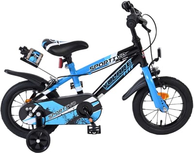 Volare Sportivo Kinderfiets - Jongens - 12 inch - Blauw - Twee Handremmen