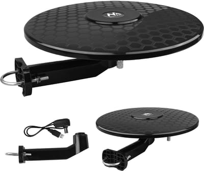 Maclean - TV antenne - DVB-T/T2 HEVC omnidirectionele antenne - Actief - Standaard, USB 5V, MCTV-102