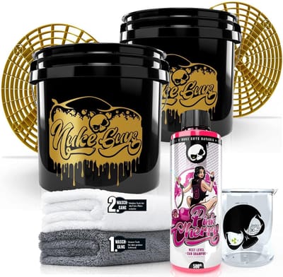 Nuke Guys Set - Car Care - Car Cleaning - Hand Wash - Wash Bucket - Car Shampoo - Gritguard