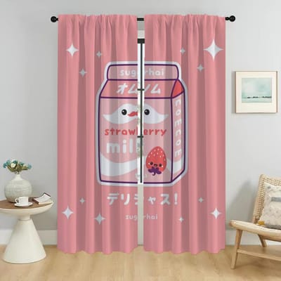 Melk Partition Elegante Kamergordijnen voor Woonkamer Tule voor Slaapkamer Verduisteringsgordijn Shades Halloween Decoratie Keuken Huis W50xH70cmx2pcs-CL gray