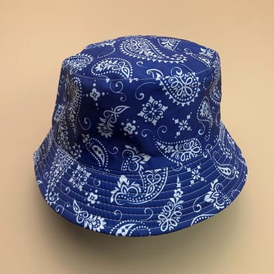 Nieuwe Streetwear Paisley Hip Hop Heren Dames Bucket Hats Katoen Zacht Mode Trend Klassiek Retro Comfortabel Zonnescherm Vissersmutsen 54-60cm gray