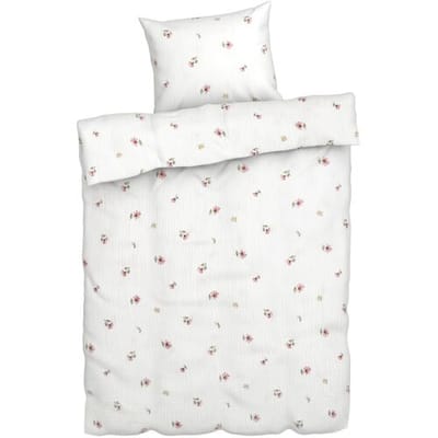 LIVARNO Baby dekbedovertrek 60 x 120 cm (Wit)