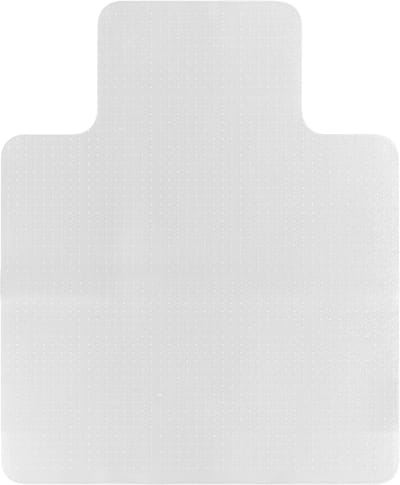 Transparante Bureaustoelmat met Rand, 91 X 122 cm Vloerbeschermer voor Laagpolig Tapijt, Duurzaam Antislip Ontwerp, Gemakkelijk Te Onderhouden, Soepele Beweging voor Thuis of Op Kantoor