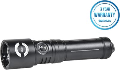 Oceama Snake - Duiklamp - Zaklamp voor onderwater - LED 2000 Lumen - Zwart