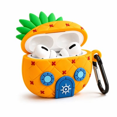 Schattige Spongebob Style Ananas Huisje AirPods Pro 2 Case – Beschermhoes met Iconisch Ontwerp en Anti-val Bescherming