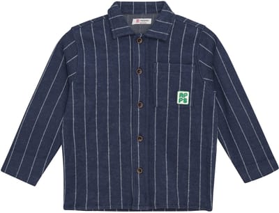 Noppies Overhemd Rockville - Stripe Pattern Dark Blue - Maat 92